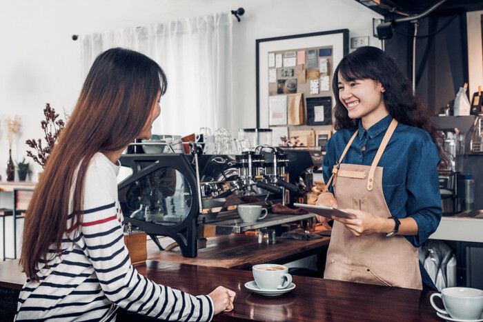 Nhân Viên Phục Vụ caffee